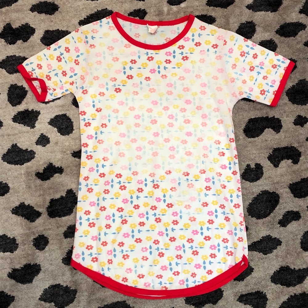 Vintage 1970s Faded Flower Power Tshirt